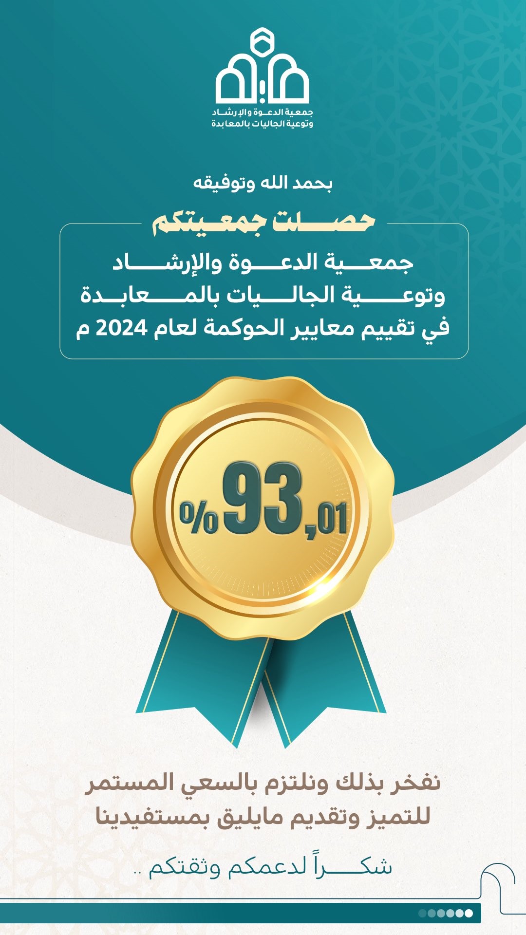 نتيجة الحوكمة لعام 2024 م